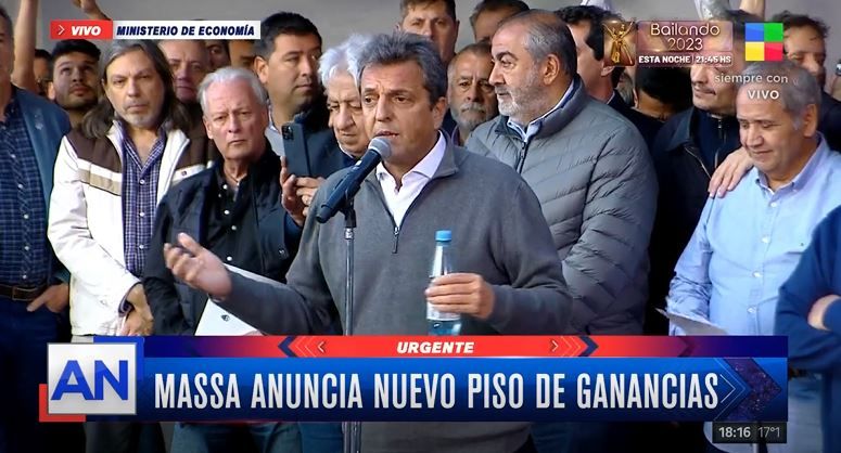 Sergio Massa Anunci Un Nuevo Piso De Ganancias De El