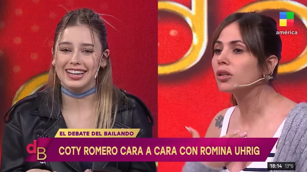 Coti Romero Cara A Cara Con Romina Uhrig En El Debate Del Bailando