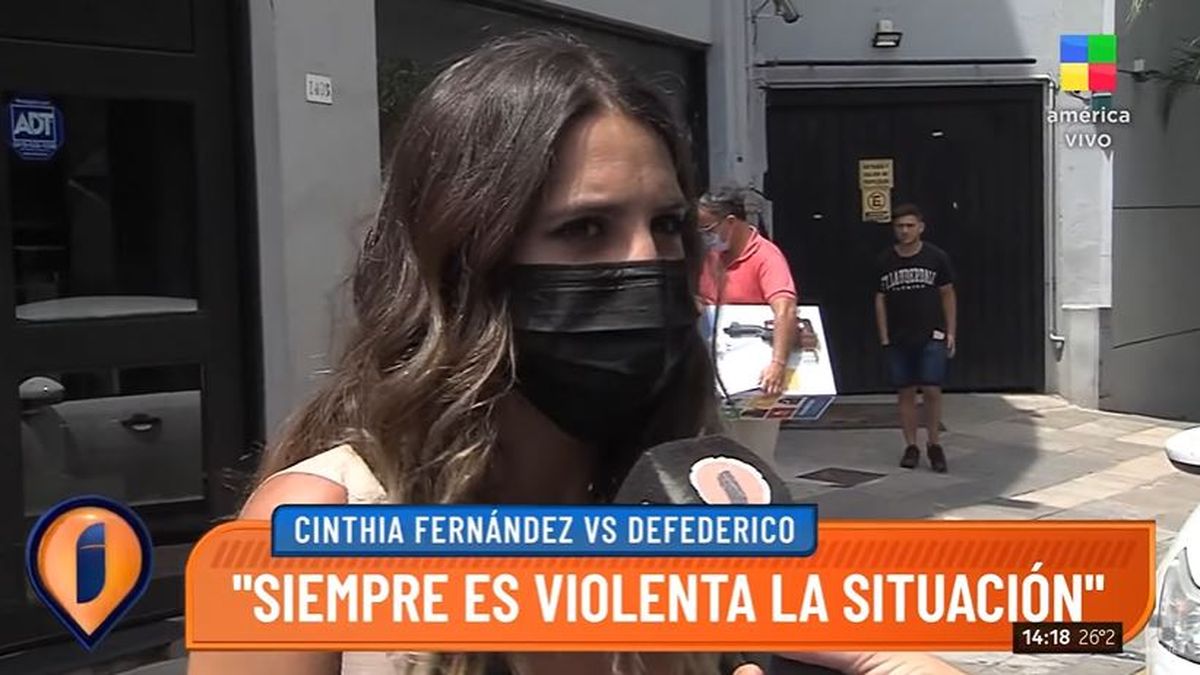 Cinthia Fernández, tras los dichos de Matías Defederico: Siempre es violenta la situación