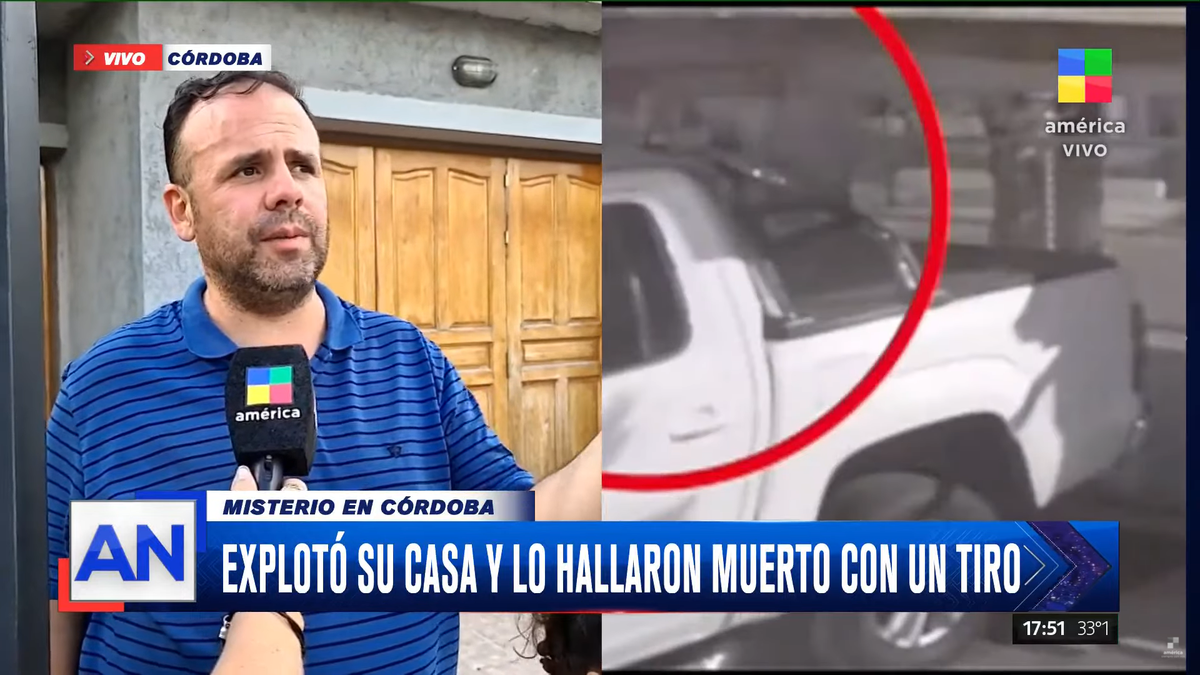 Muerte y misterio en Córdoba: explotó su casa pero lo hallaron muerto con un tiro en la cabeza