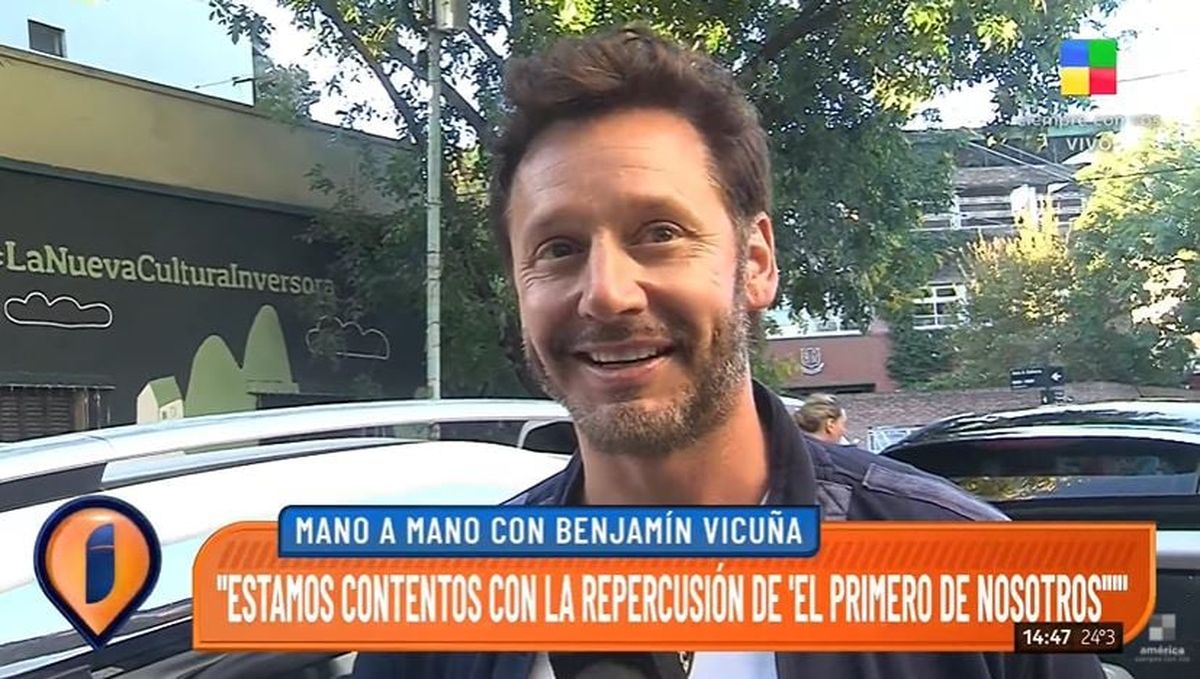 Benjamín Vicuña mano a mano con Intrusos: No hay ningún problema con La China Suárez