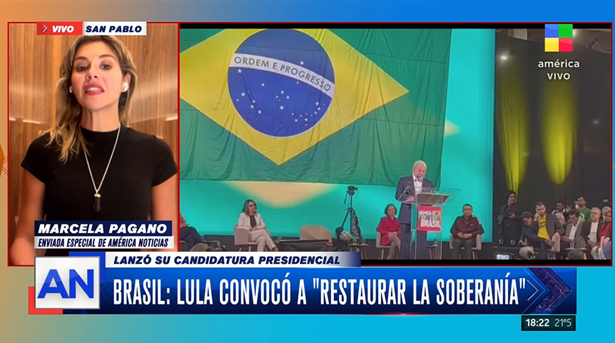 Brasil: Lula Da Silva lanzó su candidatura presidencial y convocó a restaurar la soberanía