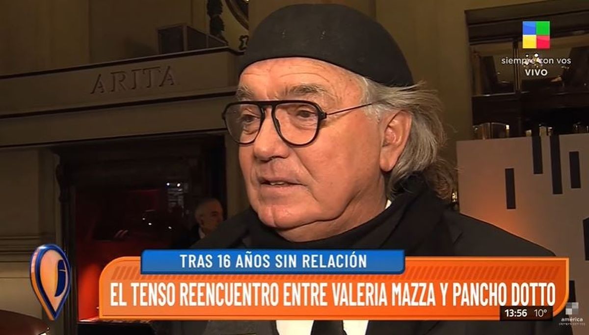 Pancho Dotto y un tenso reencuentro con Valeria Mazza: No hay relación