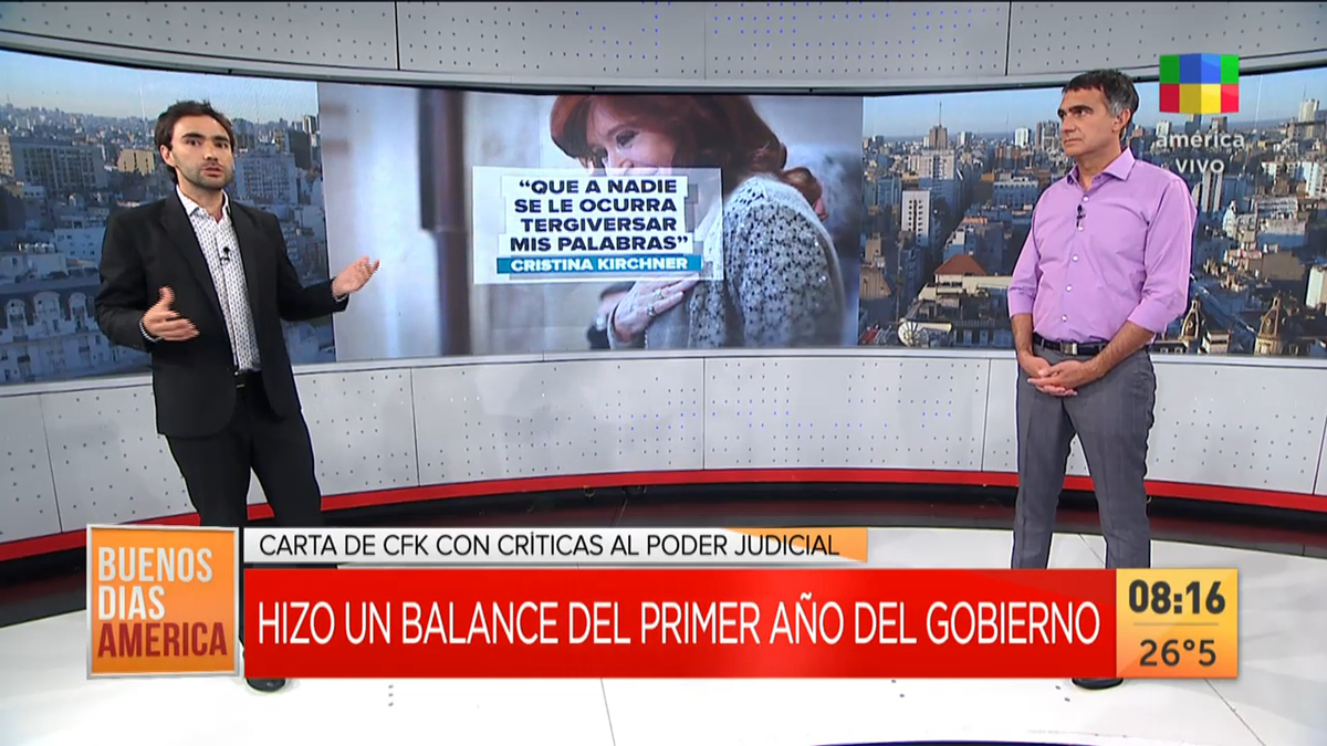 Cristina Fernández de Kirchner apuntó contra la Corte Suprema