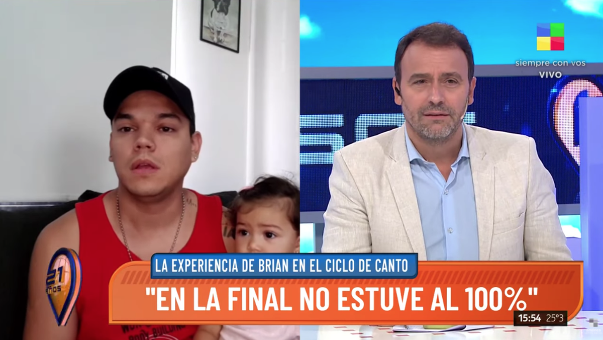 Brian Lanzelotta en Intrusos: La gente sigue diciendo que somos los ganadores morales del Cantando