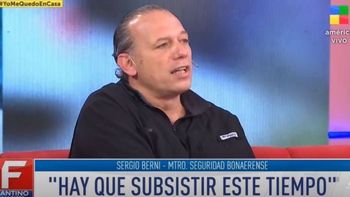sergio berni: el desafio mas importante por delante es la inseguridad