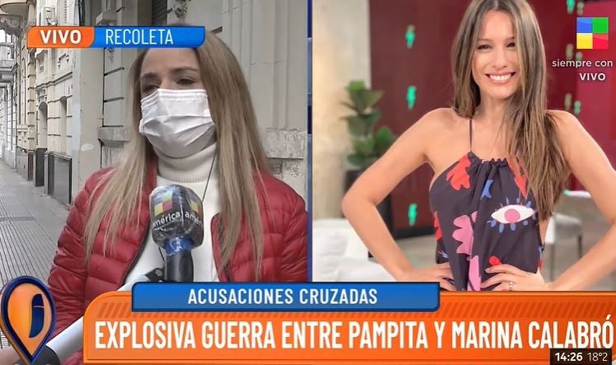 Marina Calabró, sobre su pelea con Pampita: ¡Soy kamikaze pero no tanto!