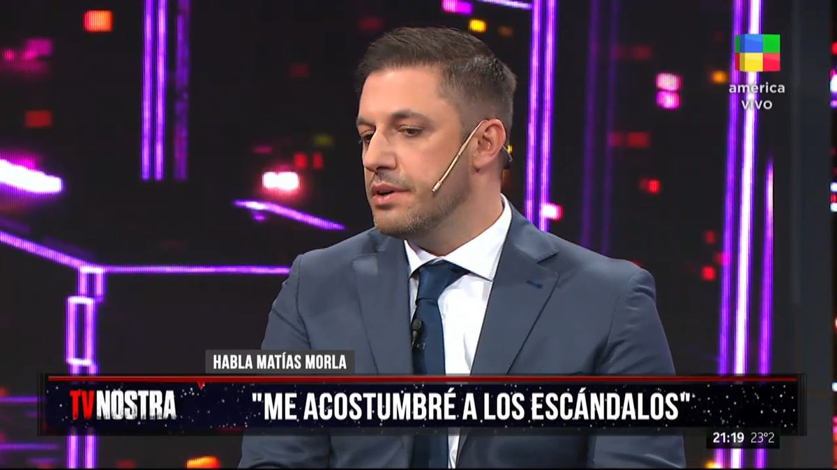 Matías Morla habló en vivo en TV Nostra: No tengo problema en que me hagan juicios