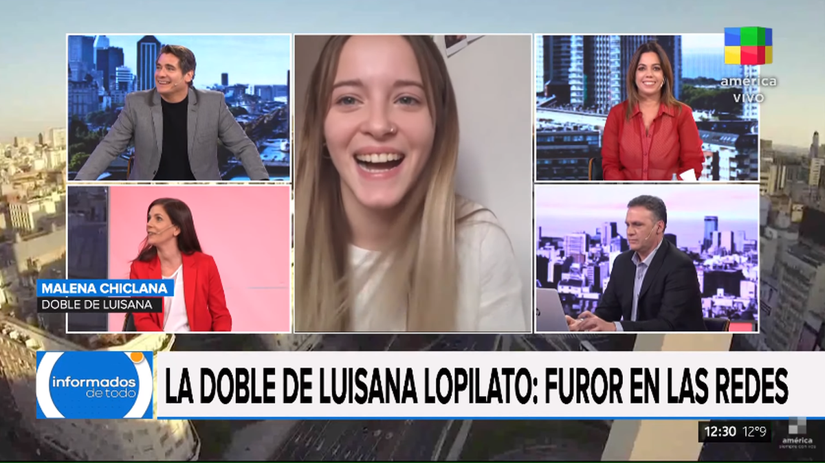 Malena Chiclana, la doble de Luisana Lopilato que hace parodias de Casados con hijos