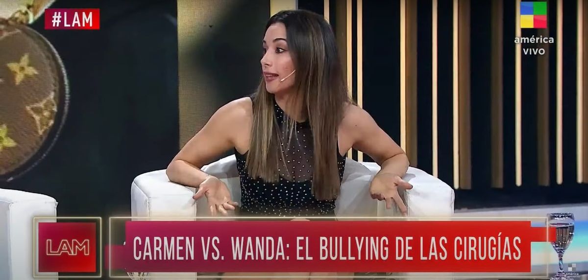 Carmen Barbieri vs. Wanda Nara: entredichos y bullying por las cirugías y el cuerpo
