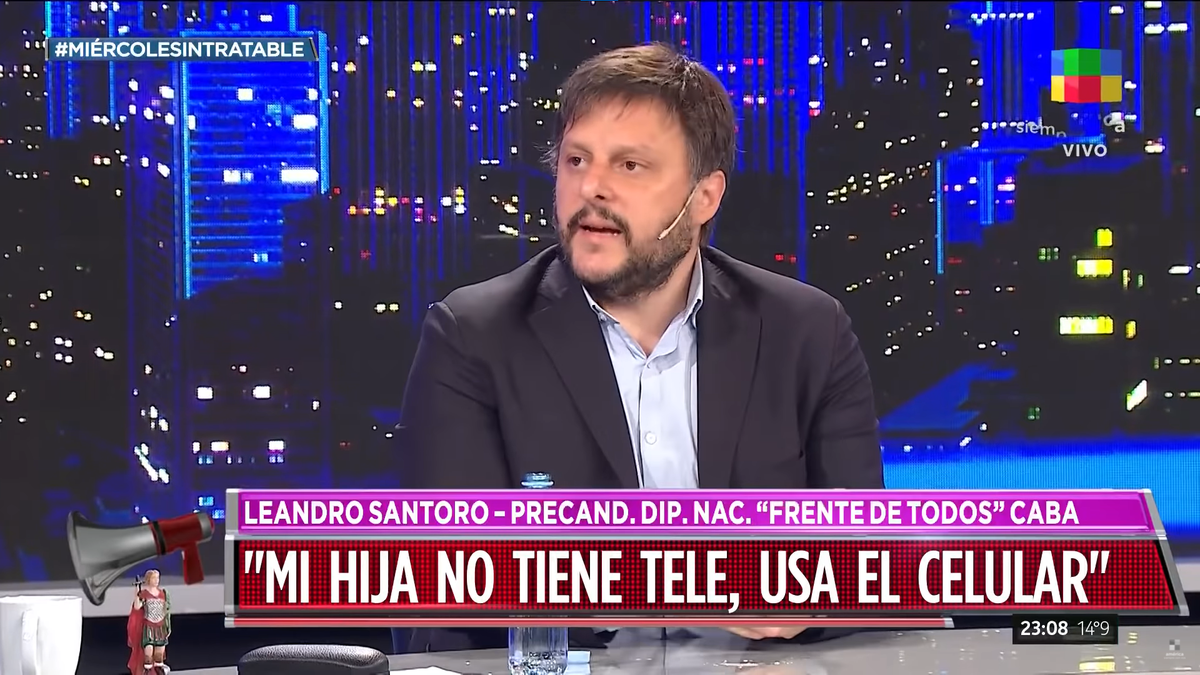 Leandro Santoro habló mano a mano con Alejandro Fantino: Los medios simplifican los conflictos