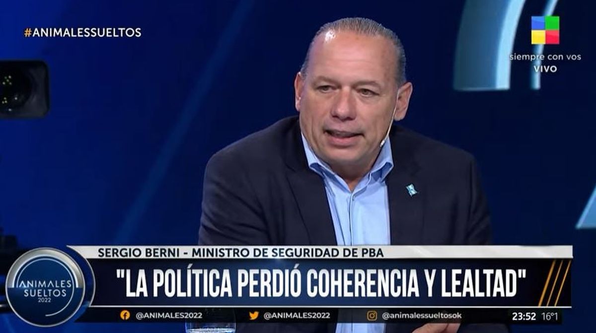 Sergio Berni visitó Animales Sueltos: Javier Milei me parece muy inteligente