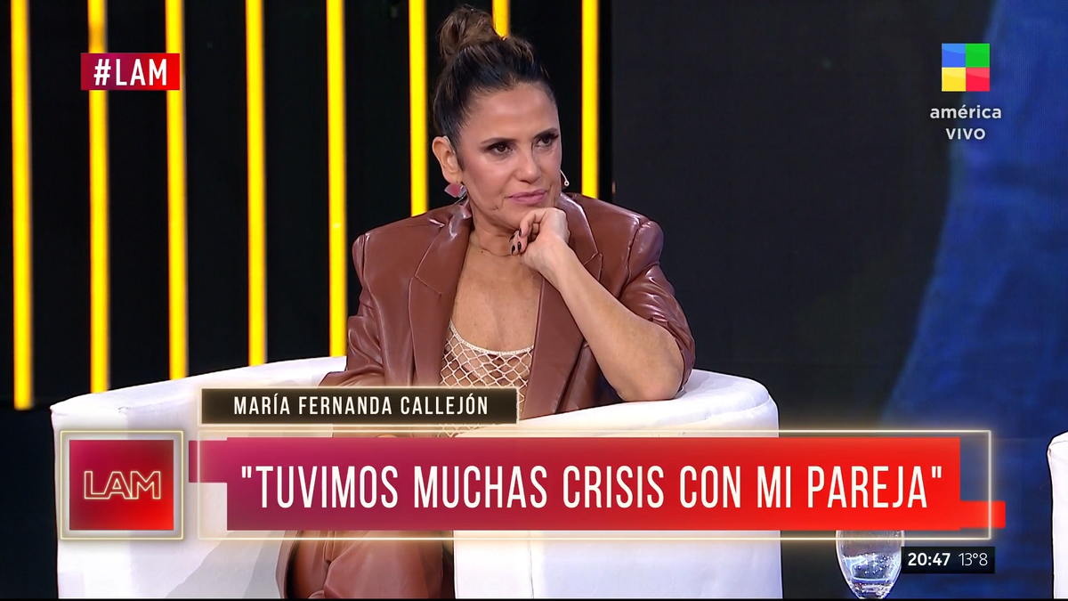 María Fernanda Callejón, sobre su supuesta separación: Tuvimos muchas crisis con mi pareja