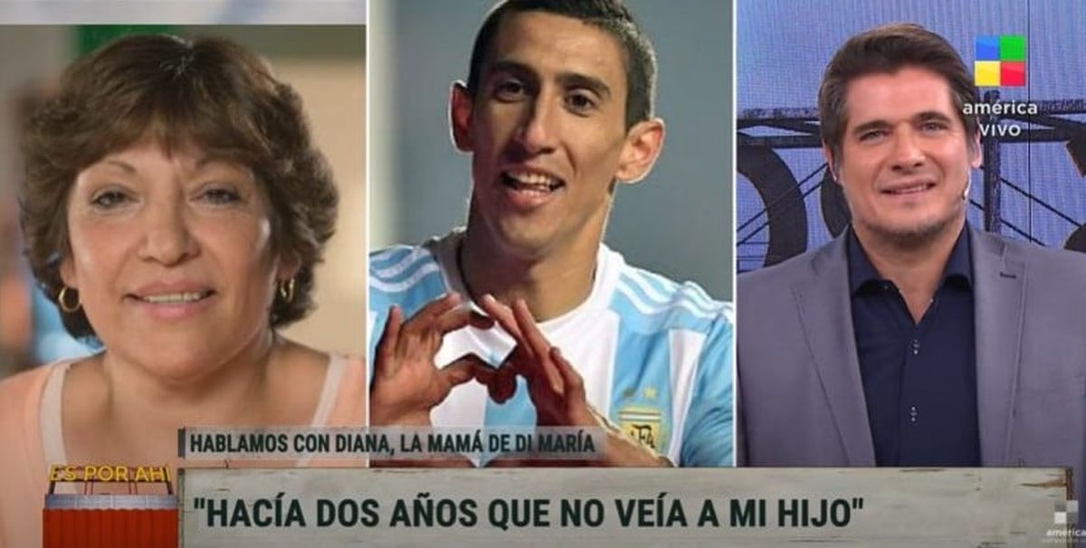 Diana, mamá de Ángel Di María, charló en Es por Ahí: “De chiquito no le tenían fe por ser flaquito”