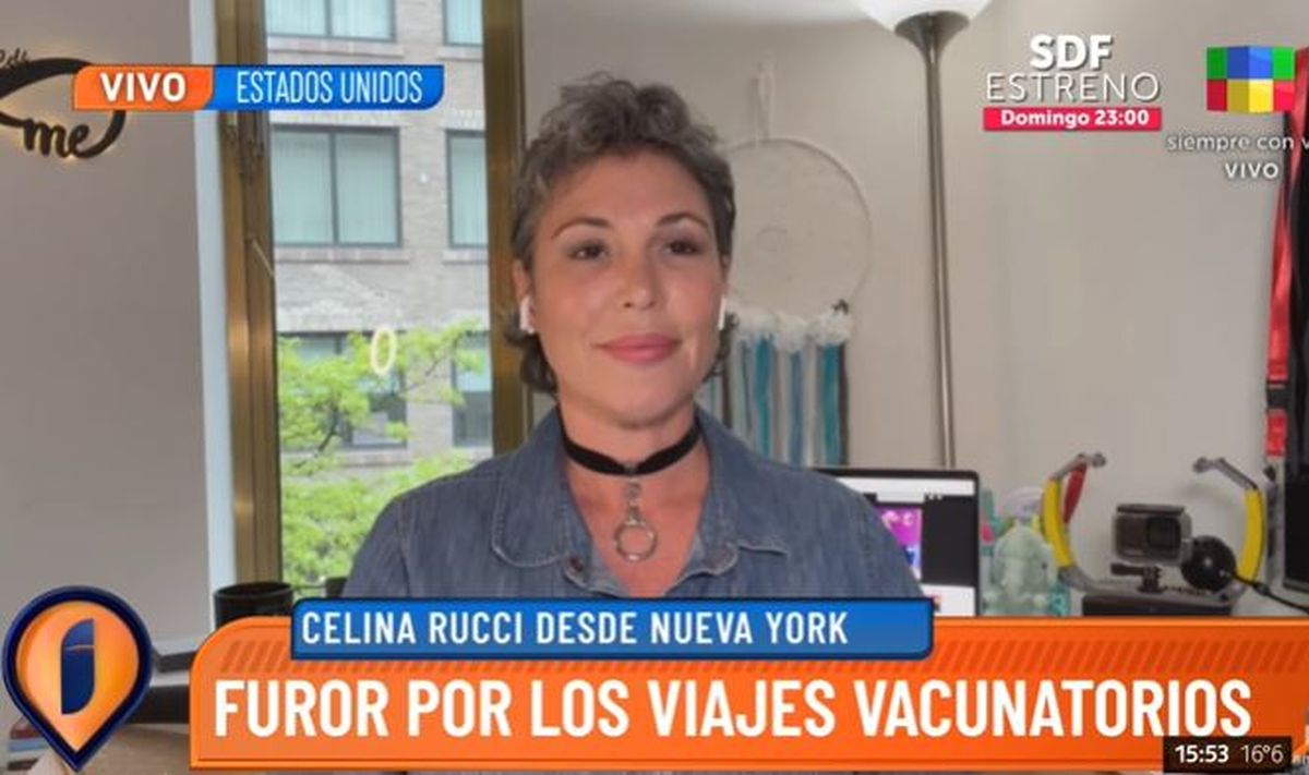 Celina Rucci, desde Nueva York: Se está llegando a la tan deseada inmunidad de rebaño