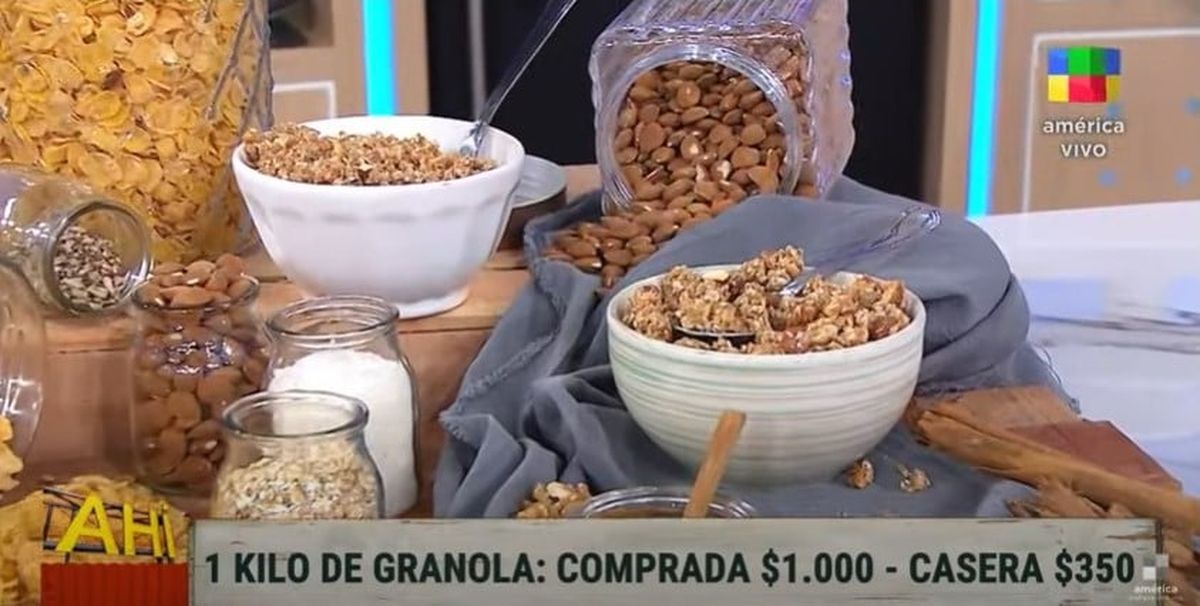 Granola casera: Chantal Abad enseñó cómo hacerla en la cocina de Es por Ahí