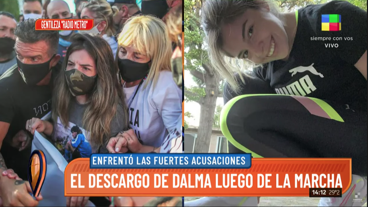 El descargo de Dalma Maradona luego de la marcha para pedir justicia por Maradona