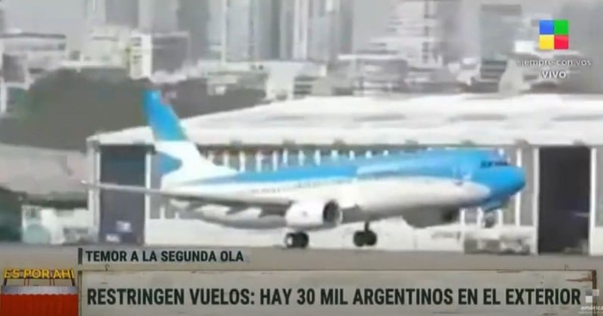 Restringen vuelos: hay 30 mil argentinos en el exterior