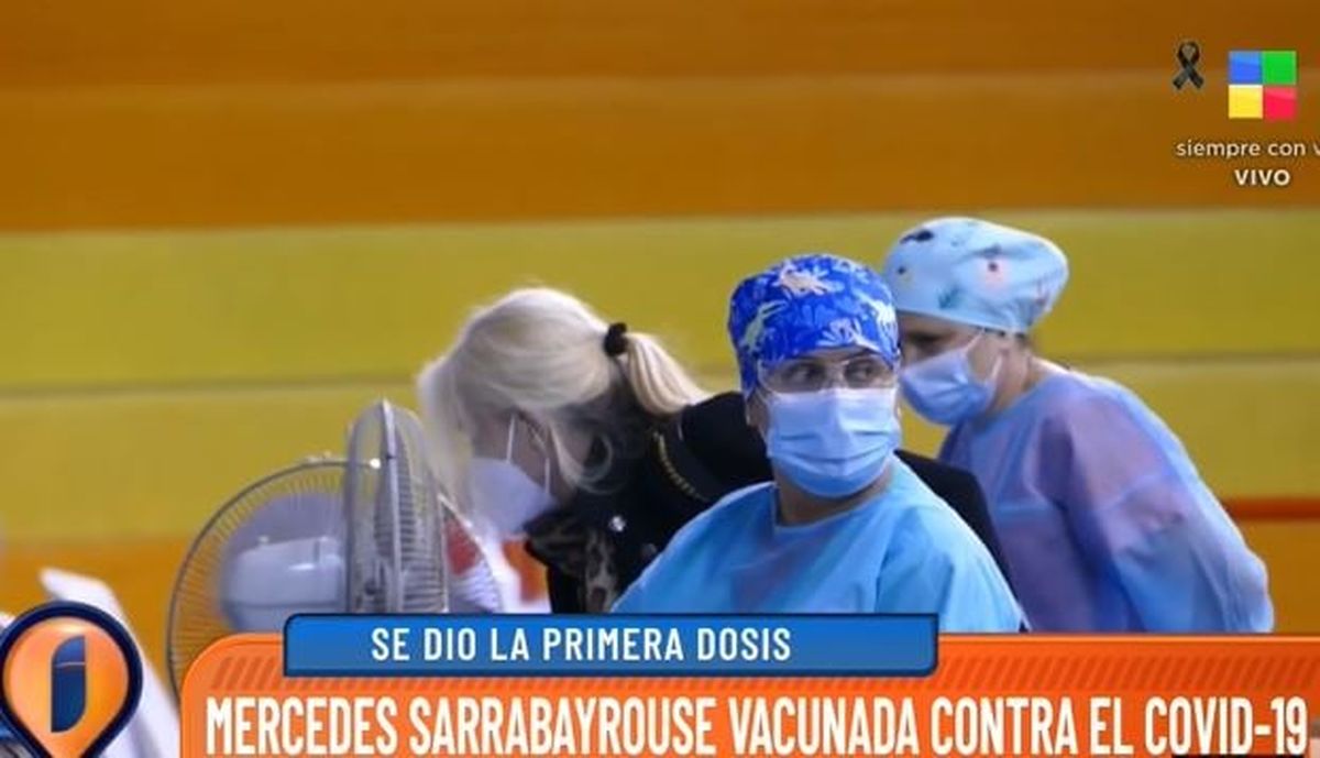 Imágenes exclusivas: se vacunó Mecha, la hija de Susana Giménez
