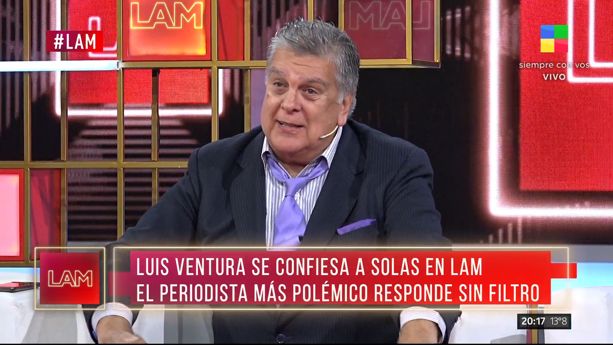 Luis Ventura respondió todo: Quiero escribir el detrás de escena de Intrusos