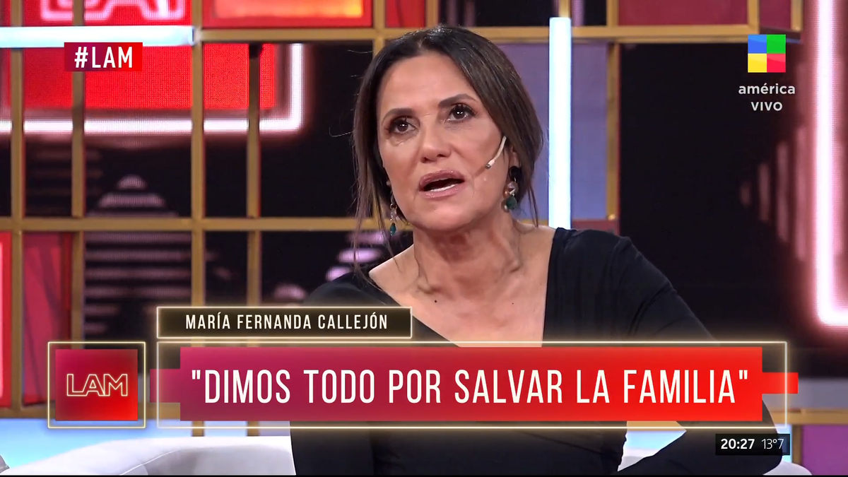 María Fernanda Callejón y la verdad de su separación: Dimos todo por salvar a la familia