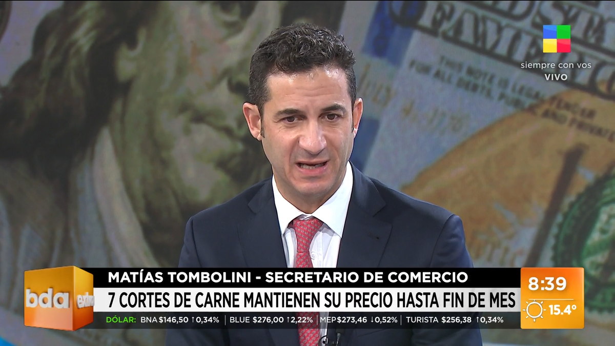 Matías Tombolini, secretario de Comercio: Hemos perdido la idea de cuánto valen las cosas
