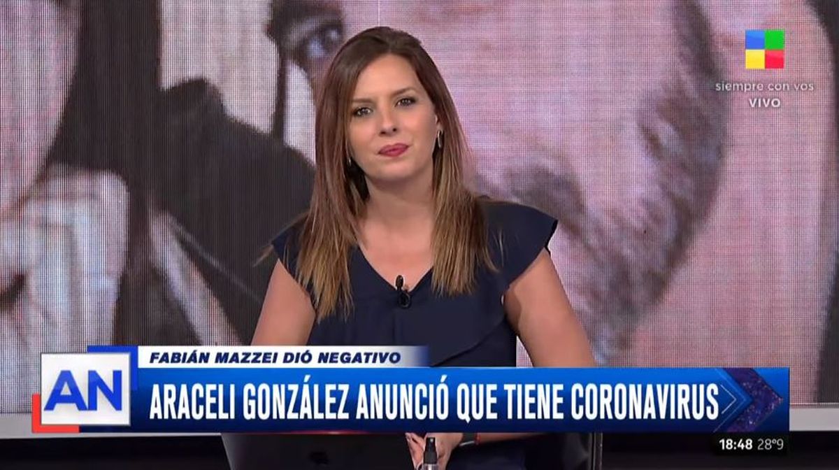 Araceli González tiene coronavirus: su marido, Fabián Mazzei dio negativo