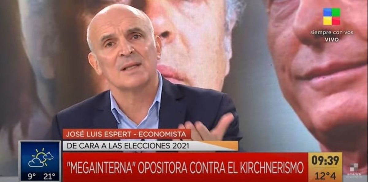 José Luis Espert: Es crítico derrotar a Axel Kicillof en 2021