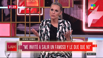 Denise Dumas pasó por LAM y habló de su historia de amor con Campi: Estamos juntos hace 17 años