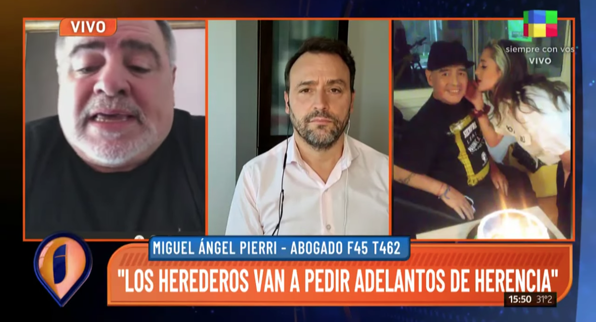 Pierri dio detalles sobre cómo avanza la causa Maradona: Los herederos van a pedir adelantos