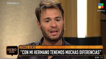 tomas dente dio detalles de la relacion con su hermano: con fer ya no hay vinculo