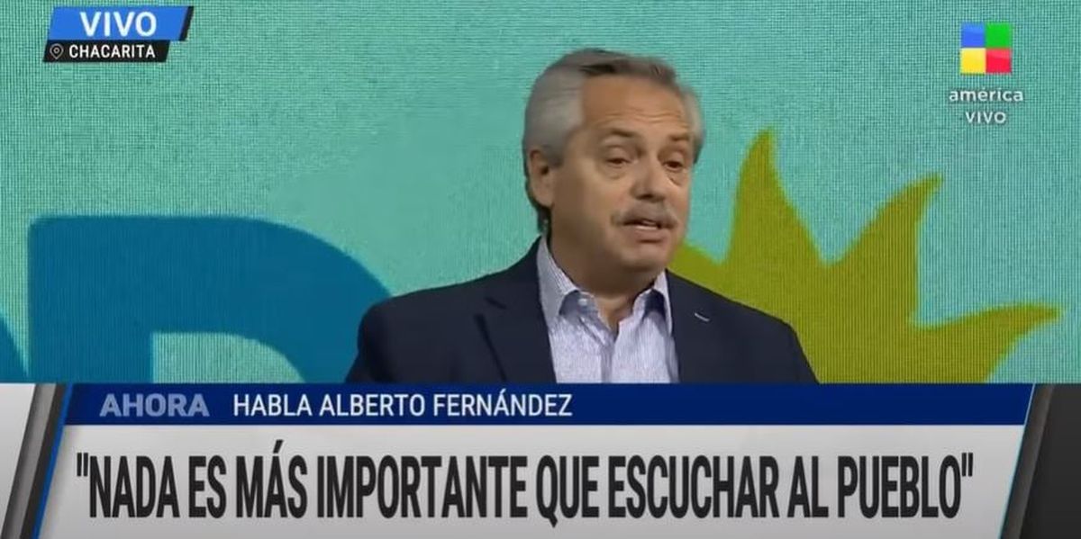 Alberto Fernández: Algo no habremos hecho bien para que la gente no nos acompañe