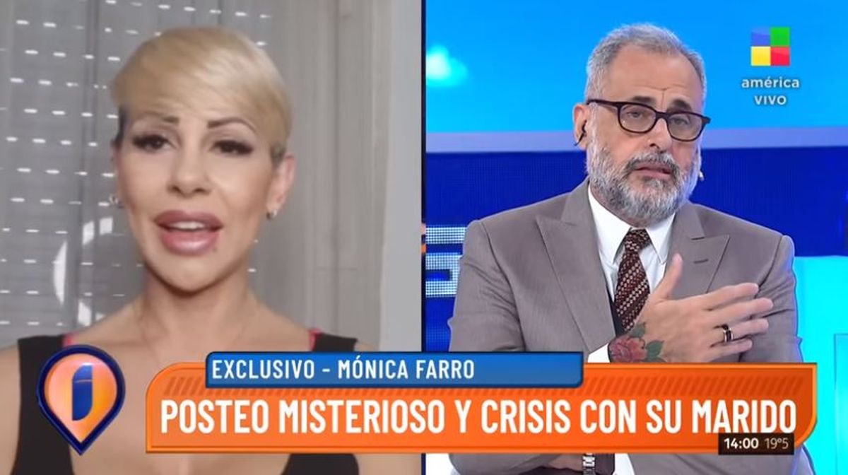 Mónica Farro en crisis con su pareja: Él estaría feliz haciéndose la valija y yéndose