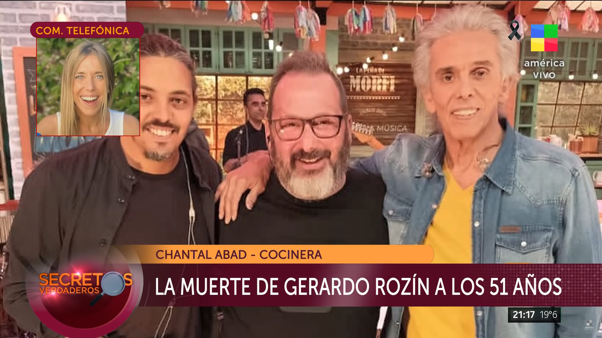 Chantal Abad recordó a Gerardo Rozín en Secretos Verdaderos: Era mi consejero