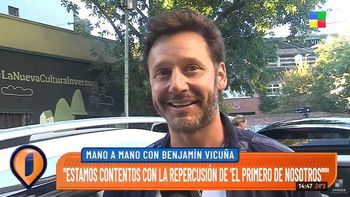 Benjamín Vicuña mano a mano con Intrusos: No hay ningún problema con La China Suárez