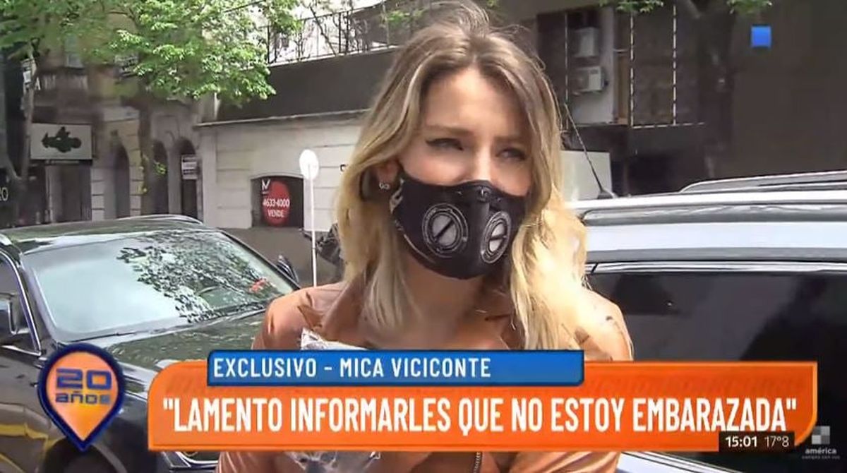 Mica Viciconte: No estoy embarazada pero estoy con ganas de ser madre