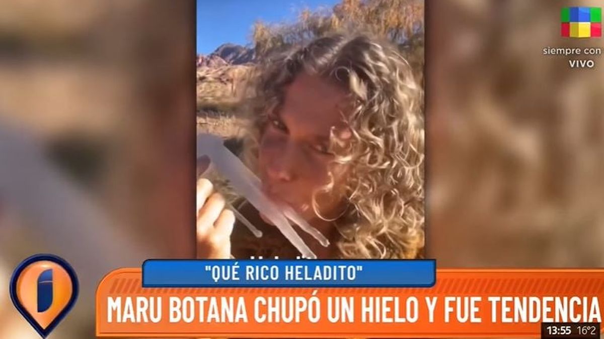 Maru Botana Habló Del Video Viral Chupando Un Hielo Nunca Me Percaté De La Forma 2326