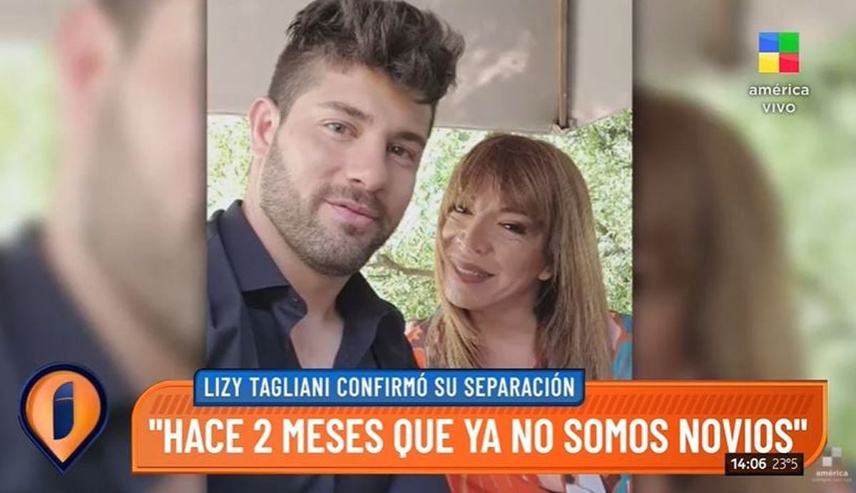 Lizy Tagliani confirmó su separación de Leo Alturria