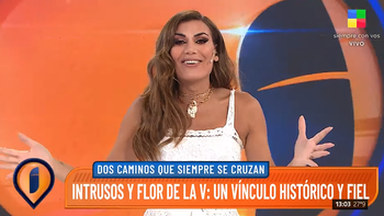 ¡Bienvenida! Flor de la V es la nueva conductora de Intrusos