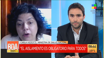 Carla Vizzotti, ministra de Salud, habló con Antonio Laje sobre nuevos controles al turismo