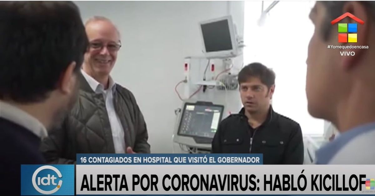 Kicillof: No tengo síntomas de coronavirus