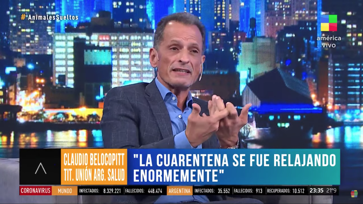Claudio Belocopitt: La cuarentena se fue relajando enormemente