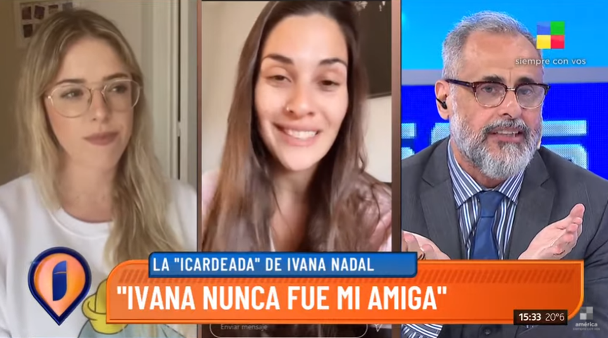 La Icardeada a Nati Jota: Ivana Nadal no era mi amiga pero sí tenía buena relación