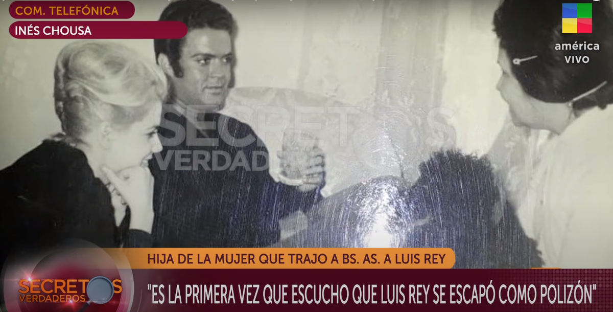 Inés Chousa, la hija de la mujer que trajo a Luisito Rey a Buenos Aires, habló en exclusivo con Luis Ventura