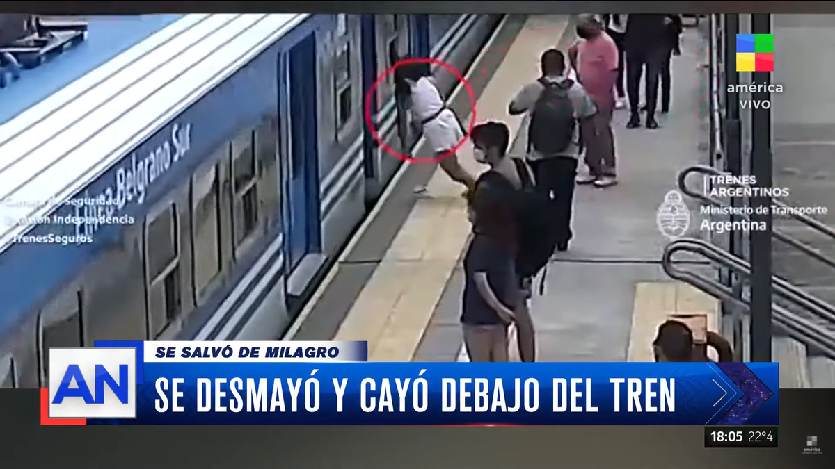 González Catán: se desmayó, cayó debajo del tren y está viva de milagro
