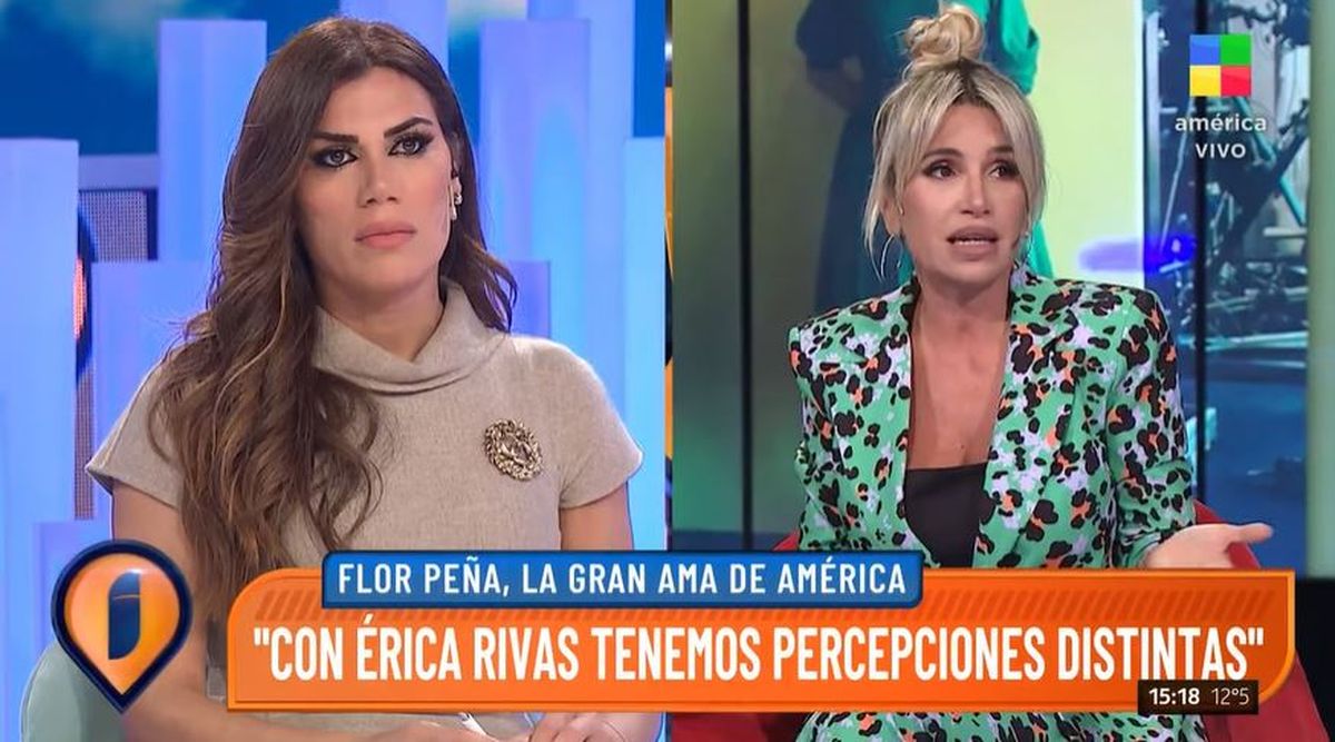 Florencia Peña se metió en la interna de Casados con Hijos: No estoy en contra de Érica Rivas