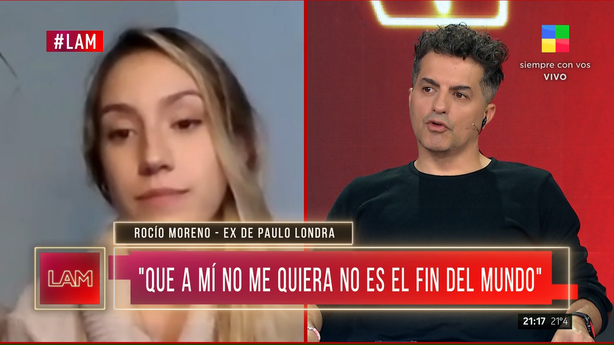Rocío Moreno, sobre su ruptura con Paulo Londra: Estaba enamorada y dejé pasar cosas
