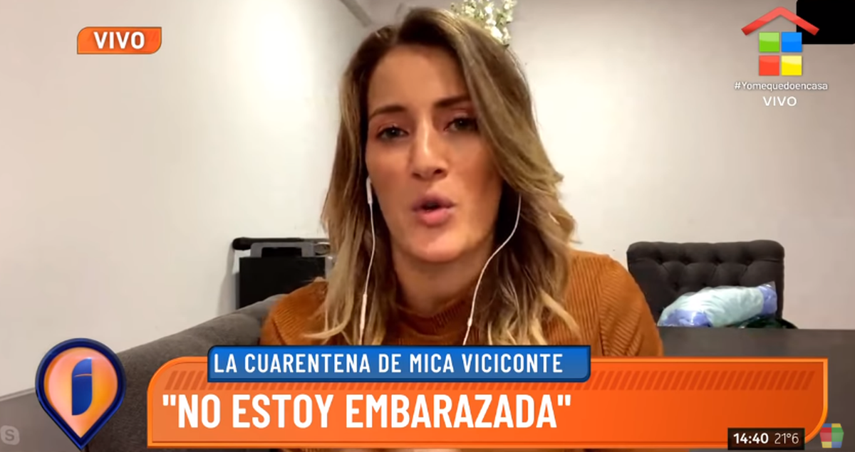 Mica Viciconte en cuarentena con Fabián Cubero: Es difícil convivir las 24 horas con tu pareja