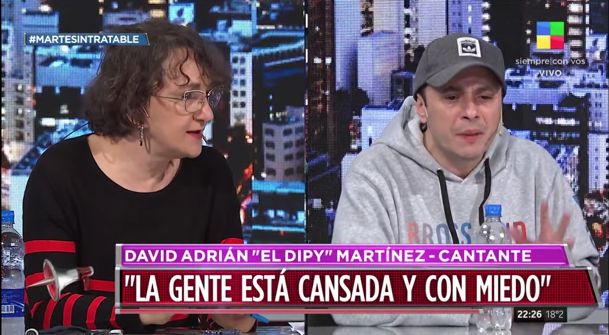El Dipy disparó contra Macri y Alberto Fernández en Intratables