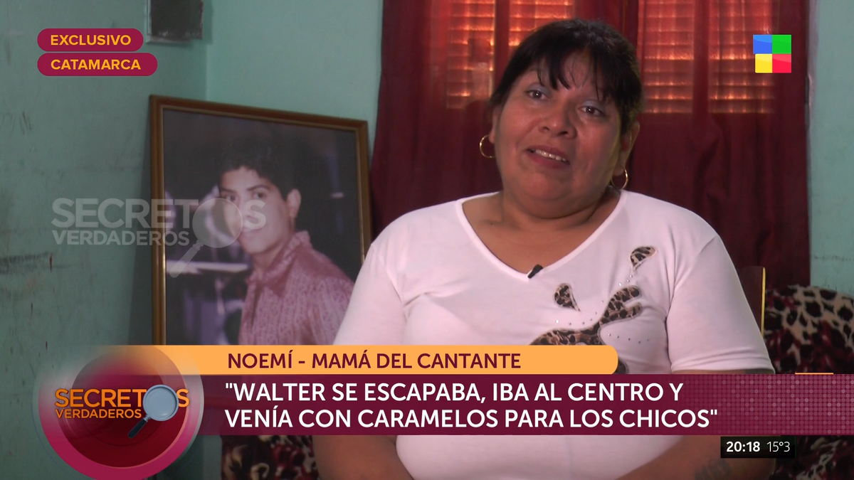 El duro relato de la mamá de Walter Olmos y su difícil infancia: Lo crie en un comedor